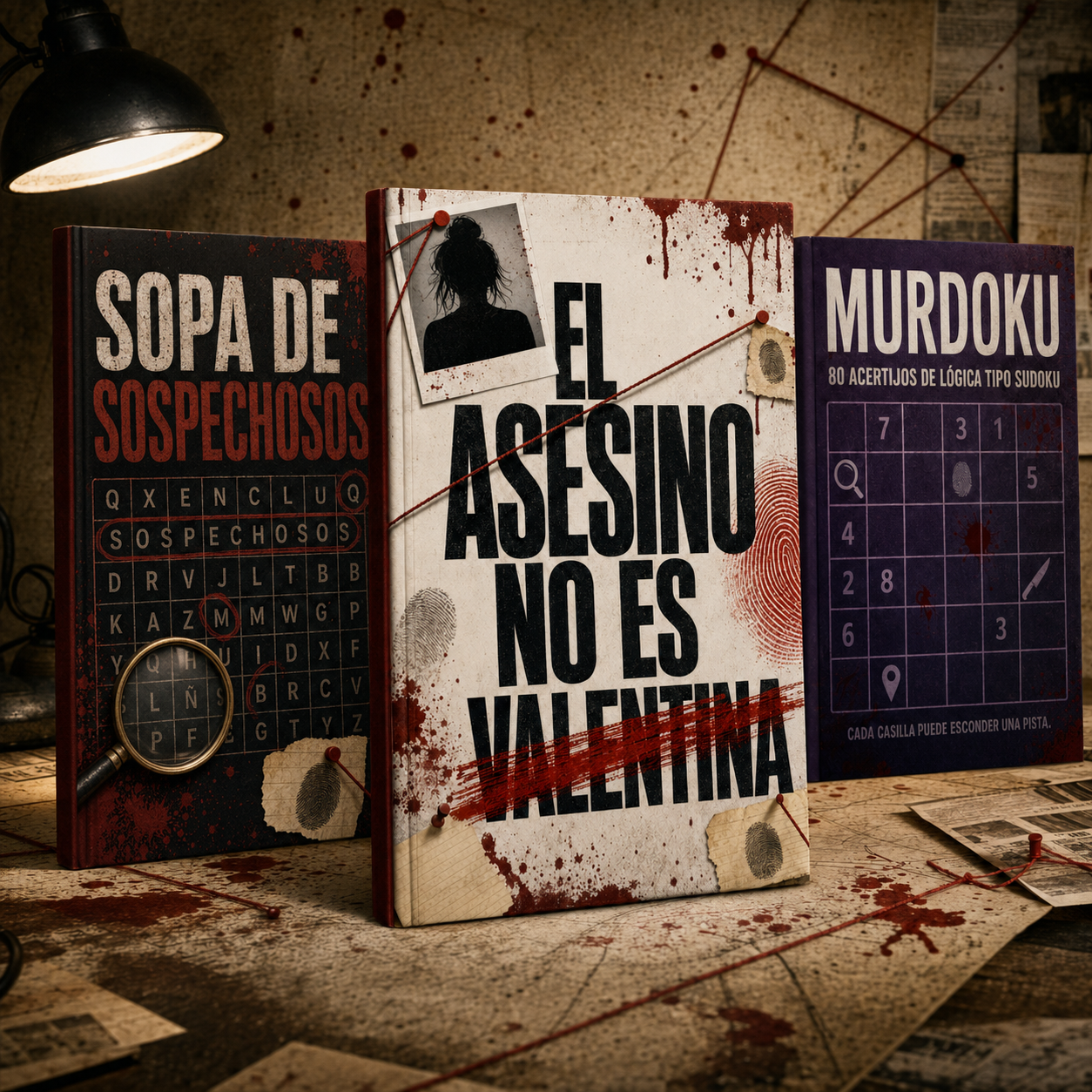3X1 | El Asesino no es Valentina + 2 Libros de Regalo